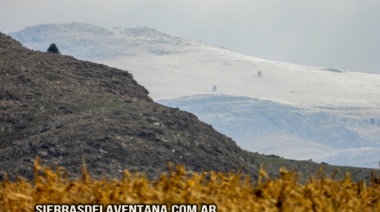 La nieve llegó a las sierras de Tornquist