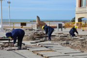 Iniciaron las obras de puesta en valor de la Rambla de Mar del Plata