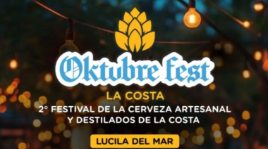 Lucila del Mar vive la segunda edición del Oktubre Fest La Costa