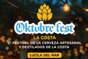 Lucila del Mar vive la segunda edición del Oktubre Fest La Costa