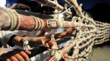 Tandil presentó el salame más largo del mundo
