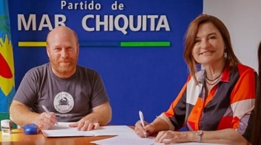 Firma de un nuevo convenio del programa "Municipios por la Igualdad" en Mar Chiquita