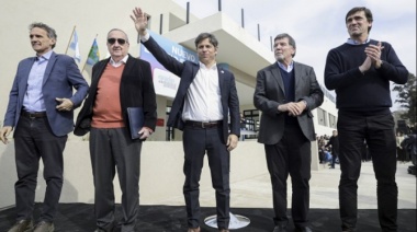 Kicillof inauguró un nuevo complejo educativo en Tandil