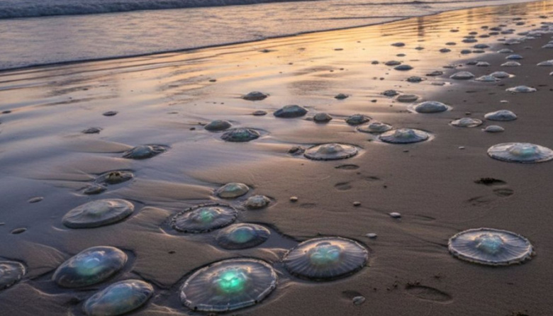 Medusas en Mar del Plata: el fenómeno del mar caliente que preocupa a turistas