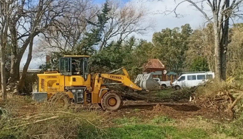 Tandil: Continúan las obras para transformar el predio ferroviario de De la Canal y crear el Paseo "Los Ombúes"