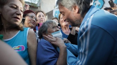 Máximo Kirchner en el Encuentro de la militancia "Sumate a darla vuelta" en Avellaneda