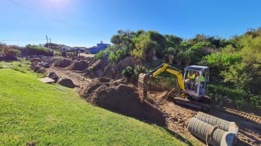 Comenzó la obra pluvial en Lautaro y Estocolmo