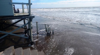 Advierten por crecidas en la costa bonaerense