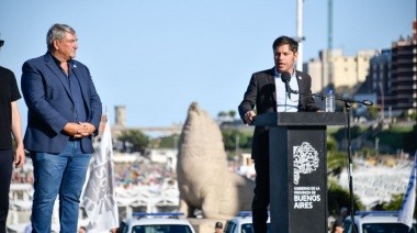 Kicillof rompe la tradición y lanza el Operativo Sol desde Miramar