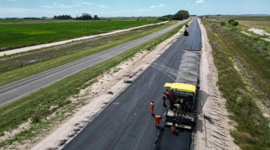 Avanzan las obras de la autovía que une dos importantes distritos de la Costa Atlántica