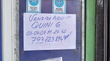Mar del Plata: ganó casi $800 millones en el Quini 6 y se enteró cuando fue a la agencia a controlar la boleta