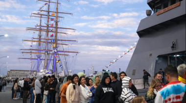 Furor en Mar del Plata por la visita a la Fragata Libertad