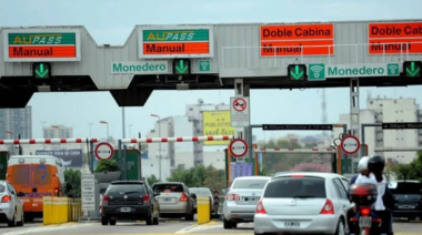 Nuevo aumento en los peajes de rutas nacionales y autopistas
