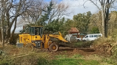 Tandil: Continúan las obras para transformar el predio ferroviario de De la Canal y crear el Paseo "Los Ombúes"