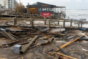 Monte Hermoso busca reconstruir su paseo costero tras el fuerte temporal