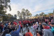 Katopodis inauguró la renovada Plaza del Ferrocarril en Castelli