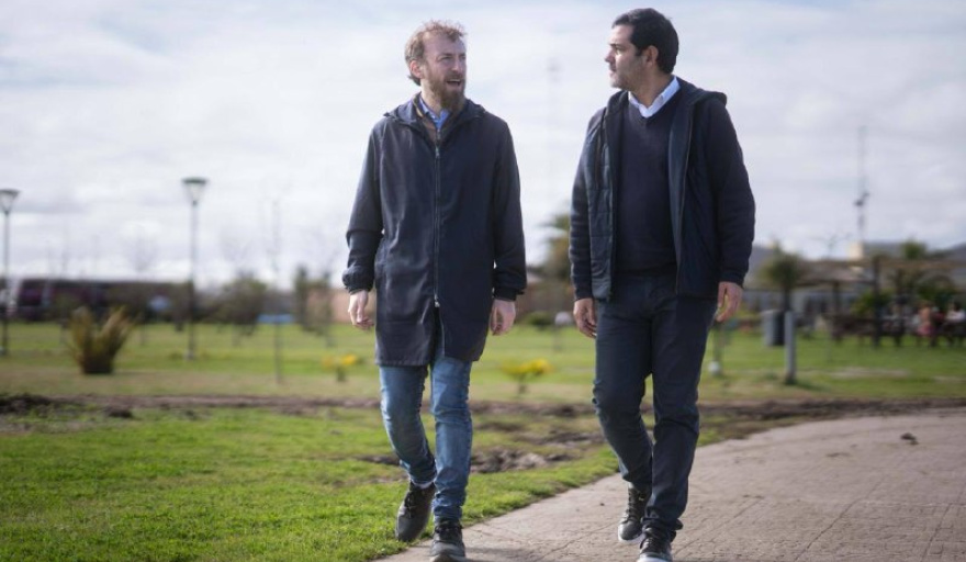 Otermín y García firmaron un convenio turístico en Dolores