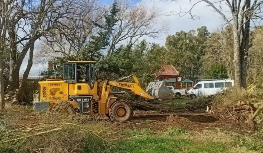 Tandil: Continúan las obras para transformar el predio ferroviario de De la Canal y crear el Paseo "Los Ombúes"